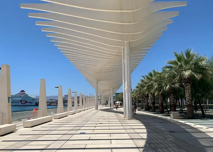 Malaga Beach And Historic Centre Malagueta